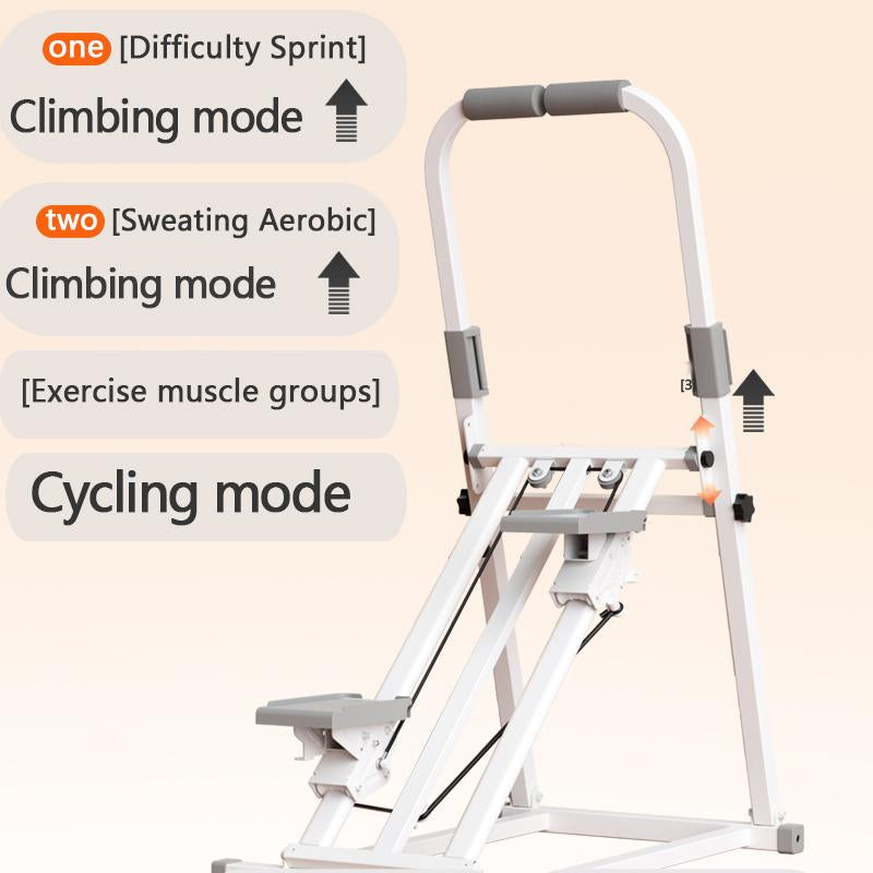 Foldable Stair Stepper Machine with Adjustable Handlebar & Step Counter - Compact Stair Climber for Home Gym, Cardio Workout Equipment, Space-Saving Step Machine
