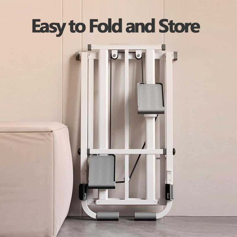 Foldable Stair Stepper Machine with Adjustable Handlebar & Step Counter - Compact Stair Climber for Home Gym, Cardio Workout Equipment, Space-Saving Step Machine