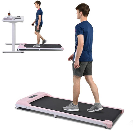 Merax 2 in 1 under Desk Electric Treadmill 2.5HP, Bluetooth APP for Home Gym