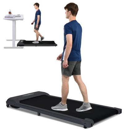 Merax 2 in 1 under Desk Electric Treadmill 2.5HP, Bluetooth APP for Home Gym