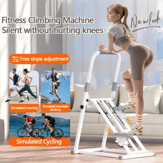 Foldable Stair Stepper Machine with Adjustable Handlebar & Step Counter - Compact Stair Climber for Home Gym, Cardio Workout Equipment, Space-Saving Step Machine